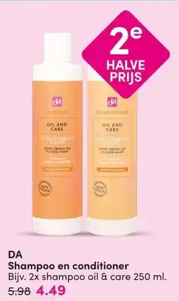 DA DA Shampoo en conditioner aanbieding