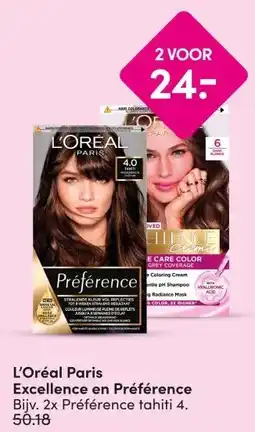 DA L'Oréal Paris Excellence en Préférence aanbieding