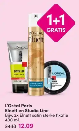 DA L'Oréal Paris Elnett en Studio Line aanbieding