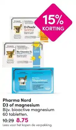 DA Pharma Nord D3 of magnesium aanbieding
