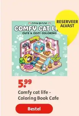 Bruna Comfy cat life - Coloring Book Cafe aanbieding