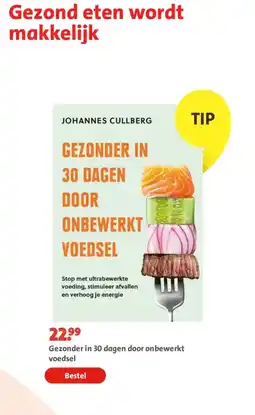 Bruna Gezonder in 30 dagen door onbewerkt voedsel aanbieding