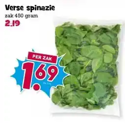 Boon`s Markt Verse spinazie aanbieding
