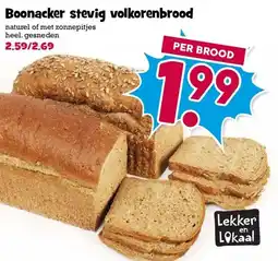Boon`s Markt Boonacker stevig volkorenbrood aanbieding