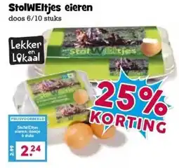 Boon`s Markt StolWEltjes eieren aanbieding