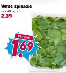 Boon`s Markt Verse spinazie aanbieding