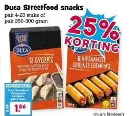 Boon`s Markt Duca Streetfood snacks aanbieding