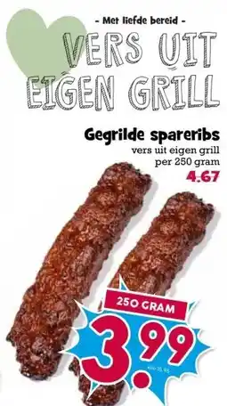 Boon`s Markt Gegrilde spareribs aanbieding