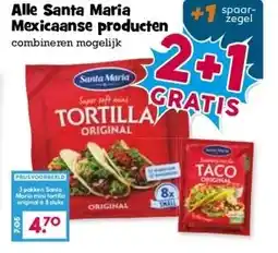 Boon`s Markt Alle Santa Maria Mexicaanse producten aanbieding