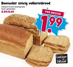 Boon`s Markt Boonacker stevig volkorenbrood aanbieding