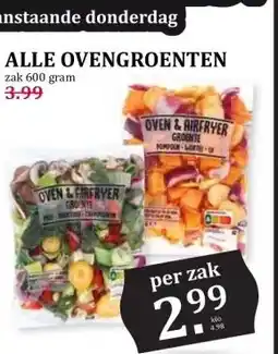 Boon`s Markt ALLE OVENGROENTEN aanbieding