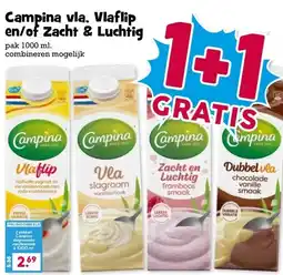Boon`s Markt Campina vla, Vlaflip en/of Zacht & Luchtig aanbieding