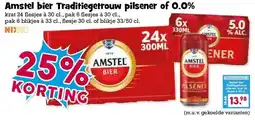 Boon`s Markt Amstel bier Traditiegetrouw pilsener of 0.0% aanbieding