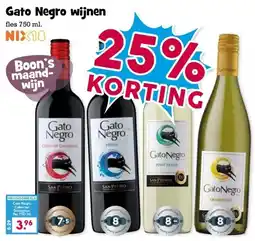 Boon`s Markt Gato Negro wijnen aanbieding