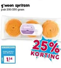 Boon`s Markt g'woon spritsen aanbieding