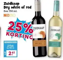 Boon`s Markt Zuidkaap Dry white of red aanbieding