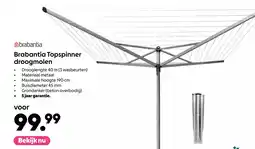 AllesZ Brabantia Topspinner droogmolen aanbieding