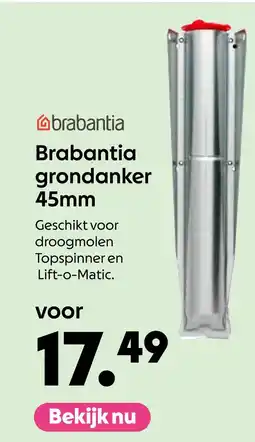 AllesZ Brabantia grondanker 45mm aanbieding