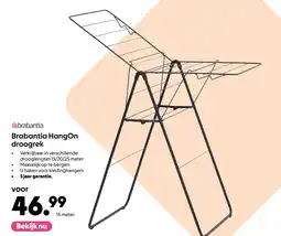 AllesZ Brabantia HangOn droogrek aanbieding