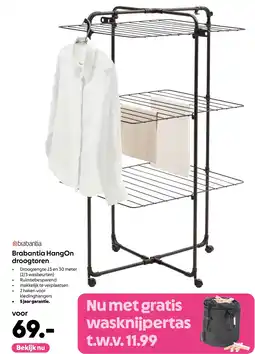 AllesZ Brabantia HangOn droogtoren aanbieding