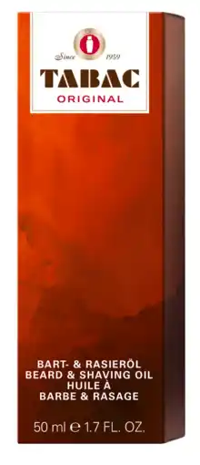 De Online Drogist Tabac Original Baard & Scheer Olie aanbieding