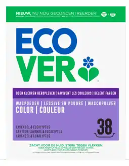 De Online Drogist Ecover Waspoeder Color Lavendel & Eucalyptus aanbieding