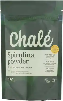 De Online Drogist Chalé Spirulina Powder aanbieding