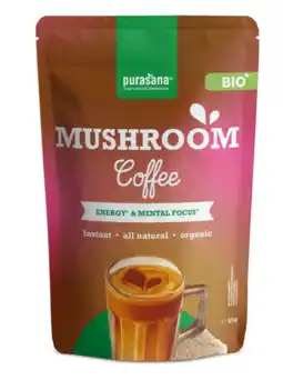 De Online Drogist Purasana Mushroom Coffee Poeder aanbieding