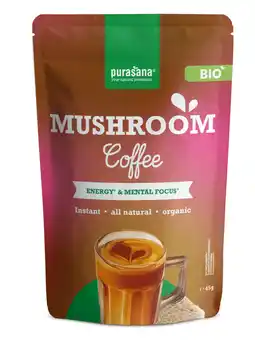 De Online Drogist Purasana Mushroom Coffee Poeder aanbieding