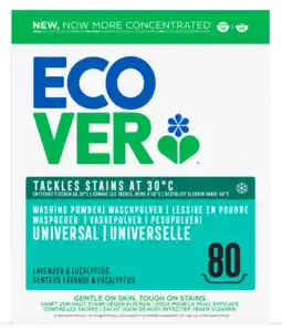 De Online Drogist Ecover Waspoeder Universeel Lavendel & Eucalyptus aanbieding