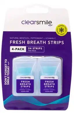 De Online Drogist ClearSmile Fresh Breath Strips aanbieding