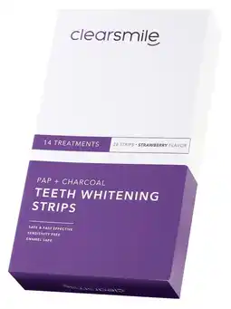 De Online Drogist ClearSmile PAP+ Charcoal Teeth Withening Strips aanbieding