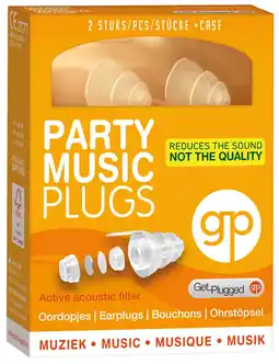 De Online Drogist Get Plugged Party Music Plugs aanbieding