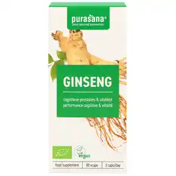 Holland & Barrett Purasana Ginseng - 80 capsules aanbieding