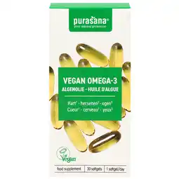 Holland & Barrett Purasana Vegan Omega-3 Algenolie - 30 softgels aanbieding