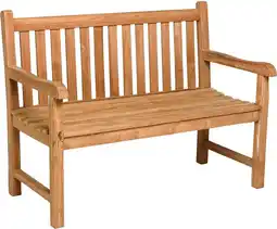 Intratuin Intratuin 2-zits tuinbank Jesse naturel 120 x 62 x 92 cm aanbieding