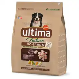 Zooplus 2,7kg Ultima Nature Medium / Maxi Kalkoen droogvoer voor honden aanbieding