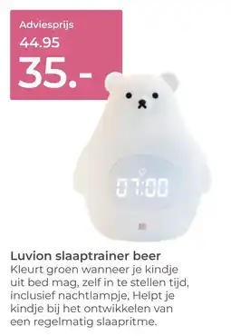 Prenatal Luvion slaaptrainer beer aanbieding
