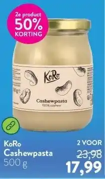 Holland & Barrett Cashewpasta aanbieding