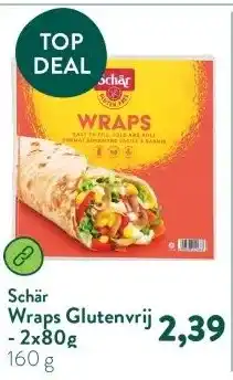 Holland & Barrett Wraps Glutenvrij - 2x80g aanbieding