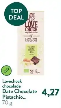 Holland & Barrett Date Chocolate Pistachio Almond 69% – 70g aanbieding