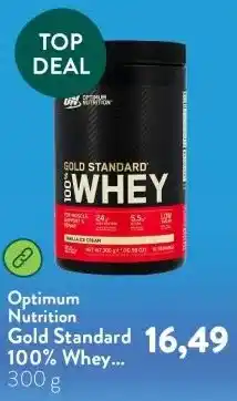 Holland & Barrett Gold Standard 100% Whey Vanilla Ice Cream aanbieding
