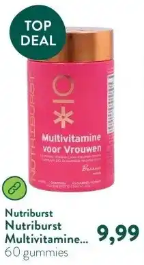 Holland & Barrett Nutriburst Multivitamine voor Vrouwen - 60 gummies aanbieding
