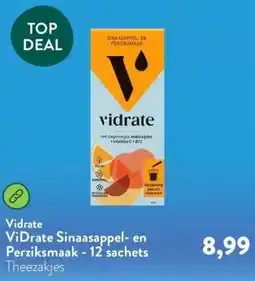 Holland & Barrett ViDrate Sinaasappel- en Perziksmaak - 12 sachets aanbieding