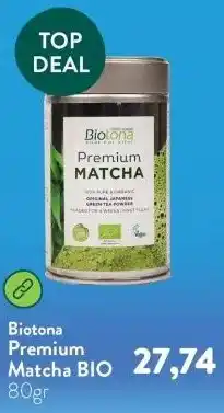 Holland & Barrett Premium Matcha BIO aanbieding