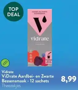 Holland & Barrett ViDrate Aardbei- en Zwarte Bessensmaak - 12 sachets aanbieding