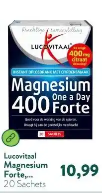Holland & Barrett Magnesium Forte, 400mg aanbieding