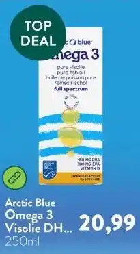 Holland & Barrett Omega 3 Visolie DHA en EPA met Vitamine D aanbieding