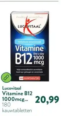 Holland & Barrett Vitamine B12 1000mcg Kersensmaak - 180 kauwtabletten aanbieding