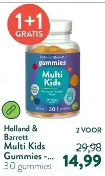 Holland & Barrett Multi Kids Gummies - 30 gummies aanbieding